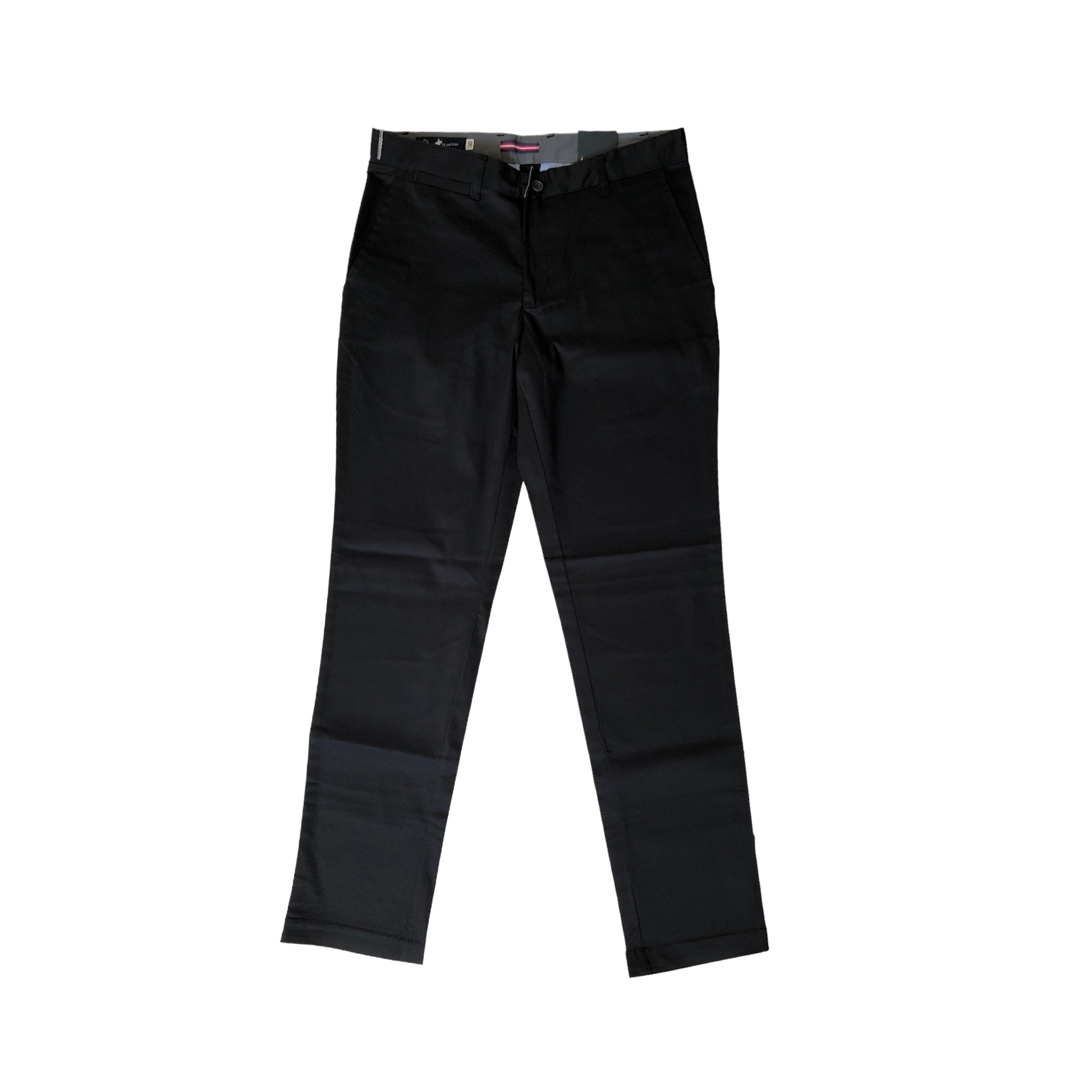 Pantalón Liso Color Negro Para Caballero Rock Hampton Polo Team