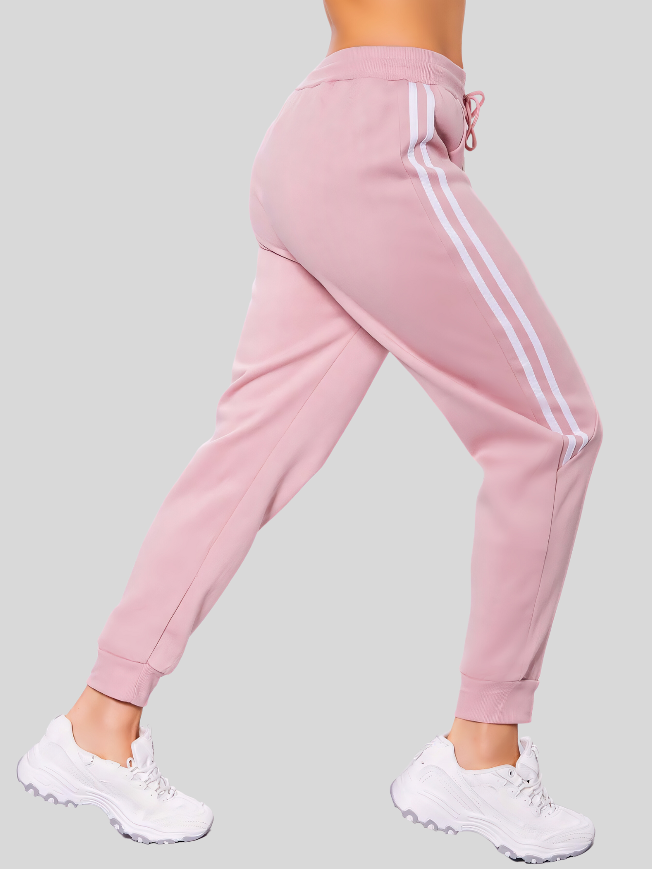 Foto 6 | Pants Mujer Pantalones Anchos Casual O Elgante Pant-050 Rosa Pans Stretch