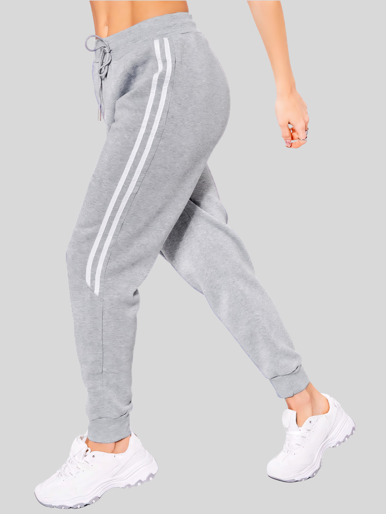 Foto 5 | Pants Mujer Pantalones Anchos Casual O Elgante Pant-050 Gris Claro Pans Stretch