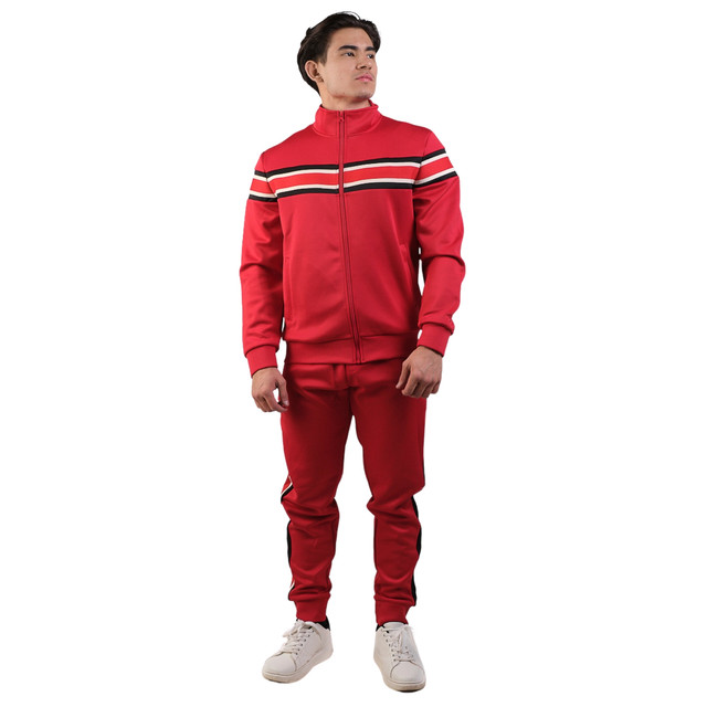 Conjunto De Pants Para Hombre Pavini Ts-2474 Rojo