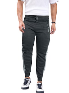 Foto 1 | Jogger Pants Hombre De Felpa Gym Pans Pant-049 Gris Oscuro Cam Pantalones Cargo Bolsa