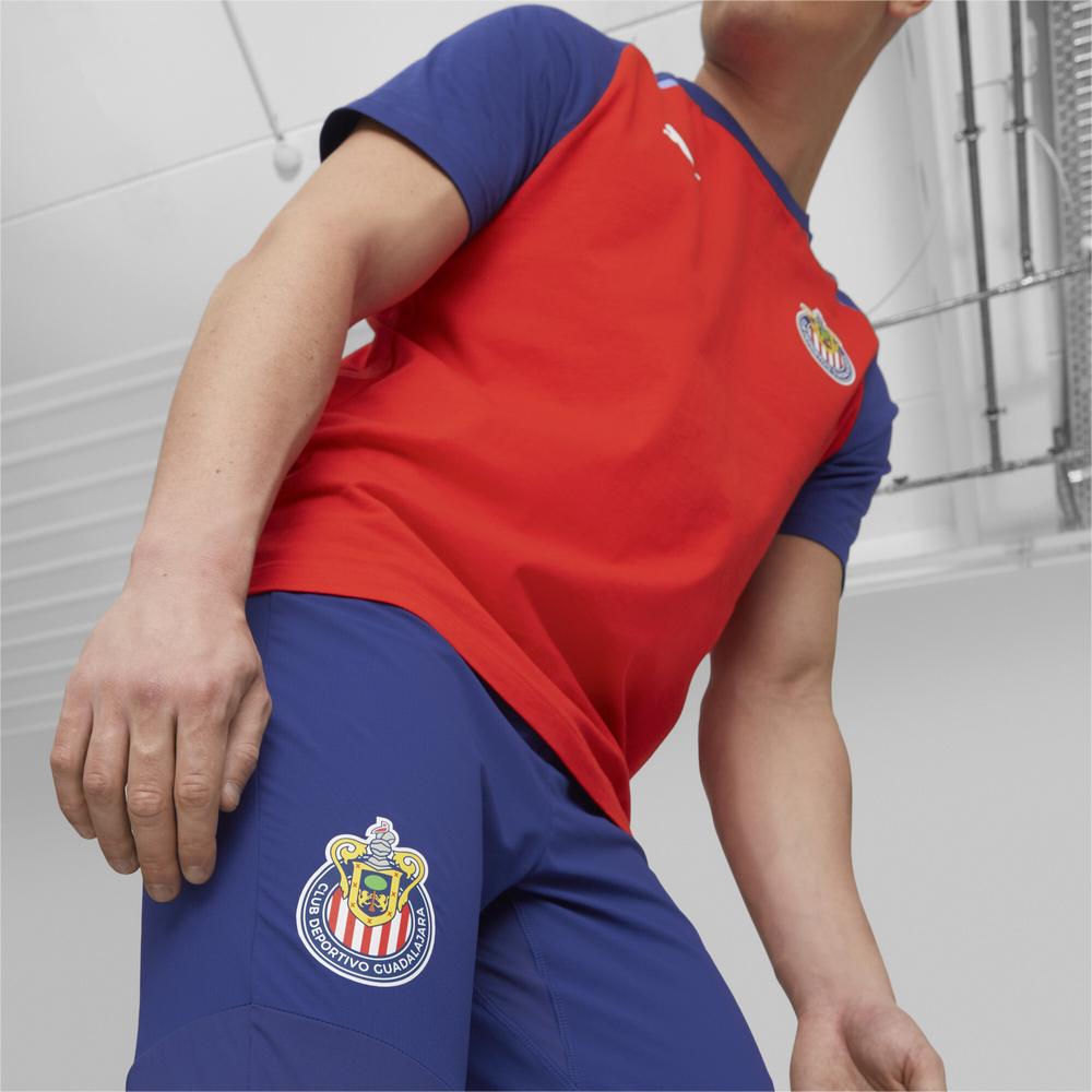 Foto 5 pulgar | Pants de Entrenamiento Chivas Pockets Puma Azul para Hombre