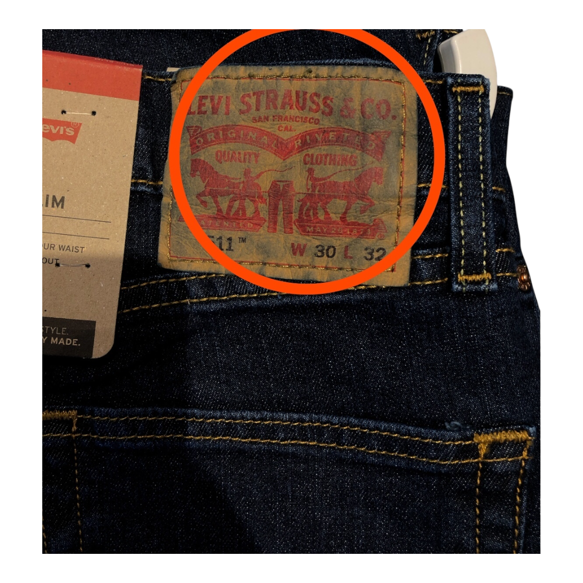 Foto 5 | Pantalón 511 Levi's Slim Stretch para Caballero