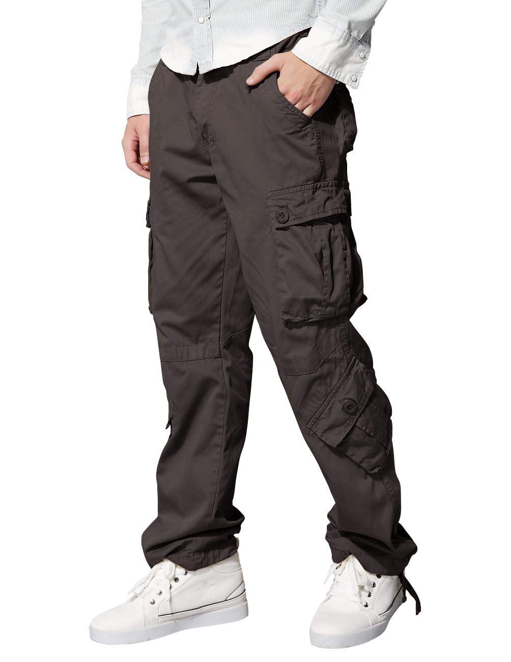 Foto 2 | Pantalones Cargo Match Wild Para Hombre, Color Caqui Oscuro, Talla 32 - Venta Internacional.