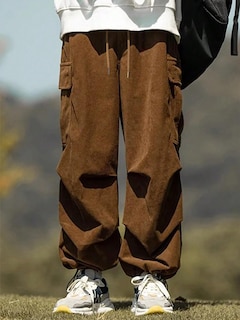 Foto 2 | Pantalones Zaful De Pana Con Bolsillo Plano Para Hombre Y Mujer - Venta Internacional.