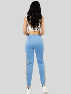 Foto 3 | Pants Mujer Jogger De Dama Cargo Pantalón Casual Jogger Dama Pant-052 Azul Claro Patalones De Chandal