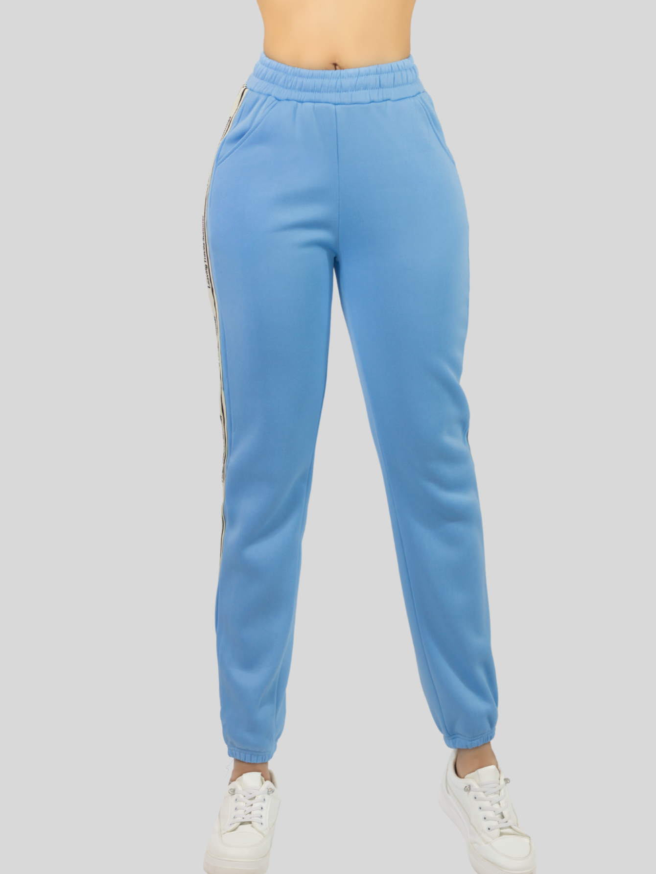 Foto 7 pulgar | Pants Mujer Jogger De Dama Cargo Pantalón Casual Jogger Dama Pant-052 Azul Claro Patalones De Chandal