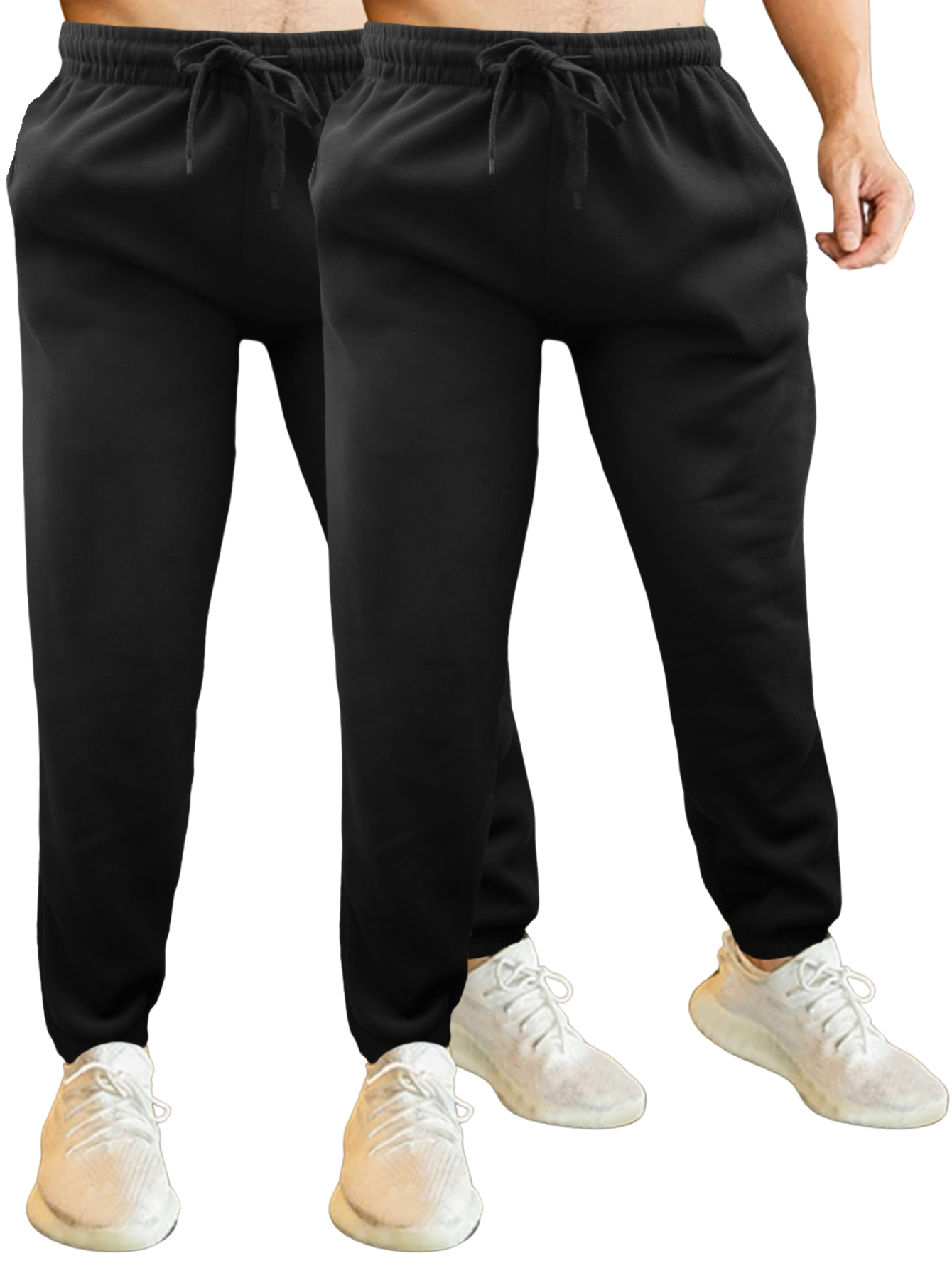 Set De 2 Jogger Pants Hombre Pantalones Casuales Pant-032-px2 Variedad De Colores Pans Caballero