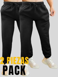 Foto 5 | Set De 2 Jogger Pants Hombre Pantalones Casuales Pant-032-px2 Variedad De Colores Pans Caballero
