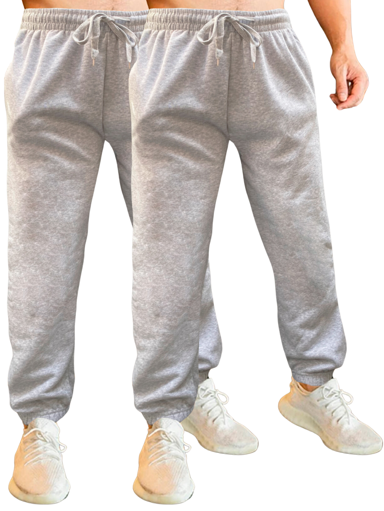 Set De 2 Jogger Pants Hombre Pantalones Casuales Pant-032-px2 Variedad De Colores Pans Caballero