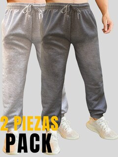 Foto 5 | Set De 2 Jogger Pants Hombre Pantalones Casuales Pant-032-px2 Variedad De Colores Pans Caballero
