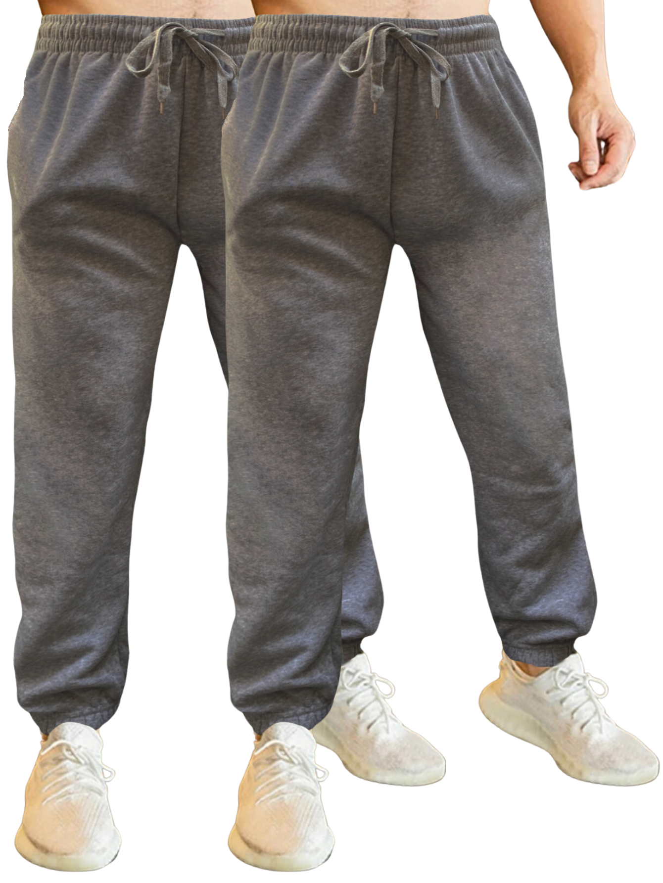 Set De 2 Jogger Pants Hombre Pantalones Casuales Pant-032-px2 Variedad De Colores Pans Caballero