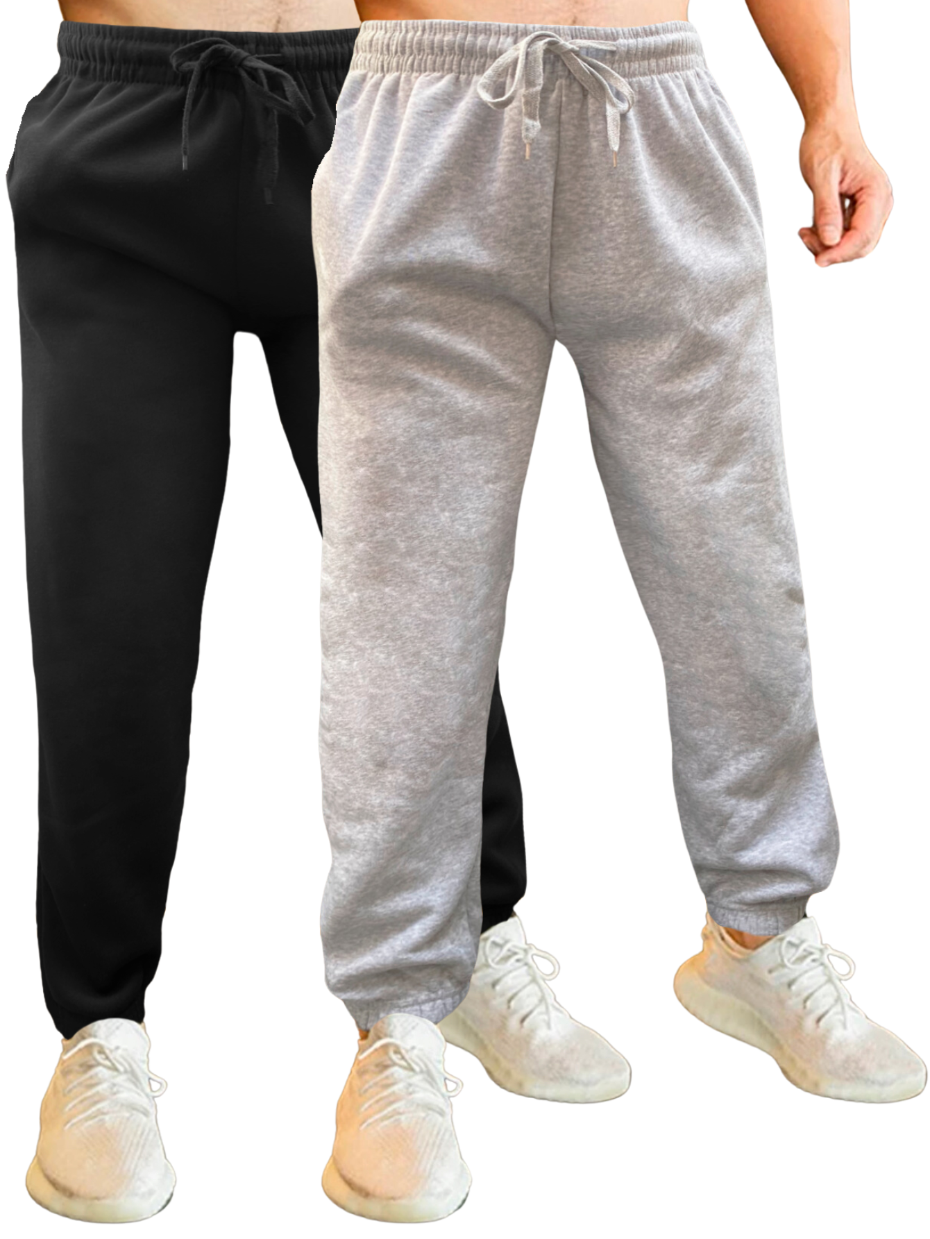 Set De 2 Jogger Pants Hombre Pantalones Casuales Pant-032-px2 Variedad De Colores Pans Caballero