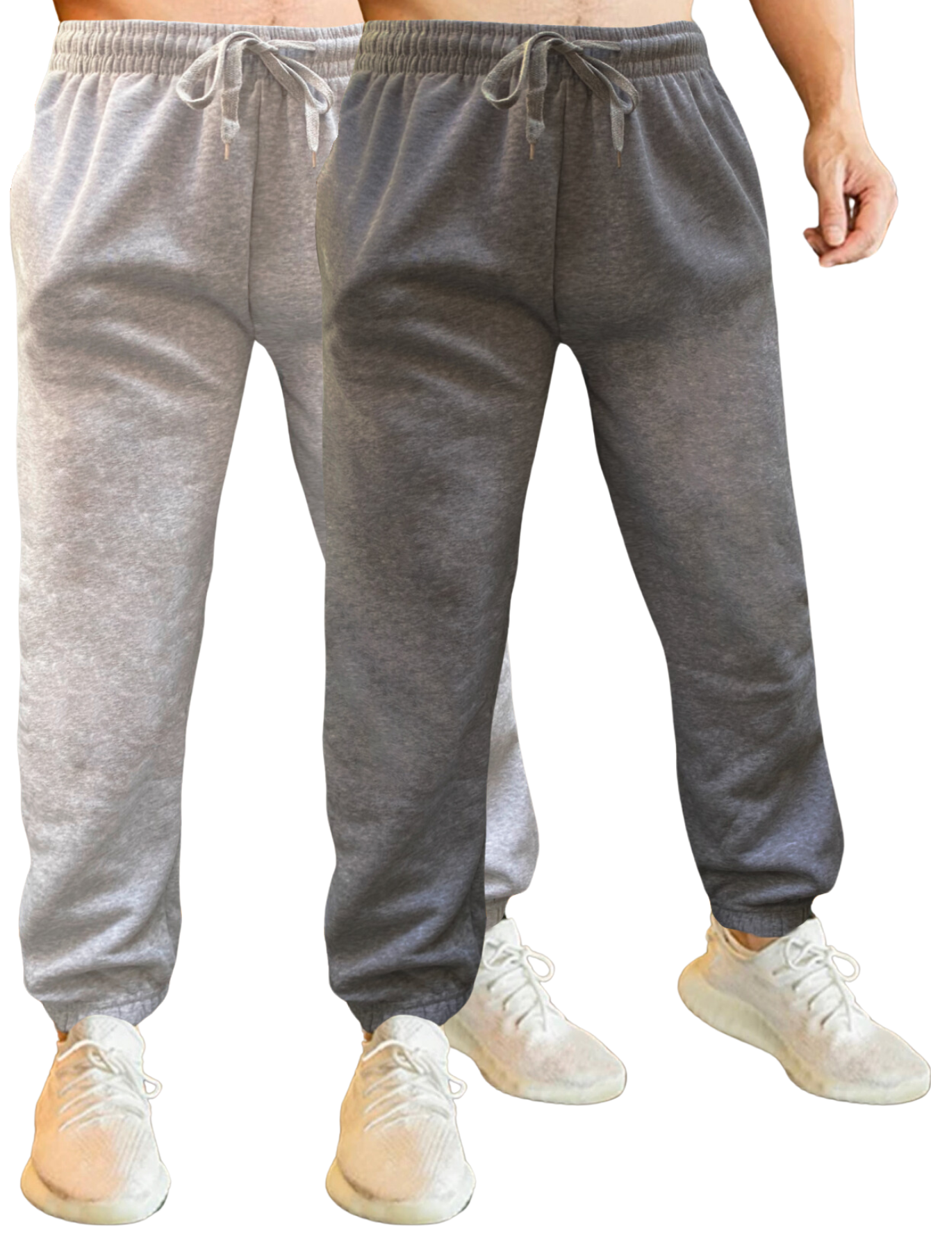 Set De 2 Jogger Pants Hombre Pantalones Casuales Pant-032-px2 Variedad De Colores Pans Caballero