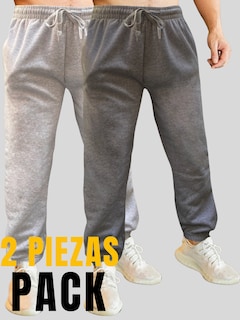 Foto 5 | Set De 2 Jogger Pants Hombre Pantalones Casuales Pant-032-px2 Variedad De Colores Pans Caballero