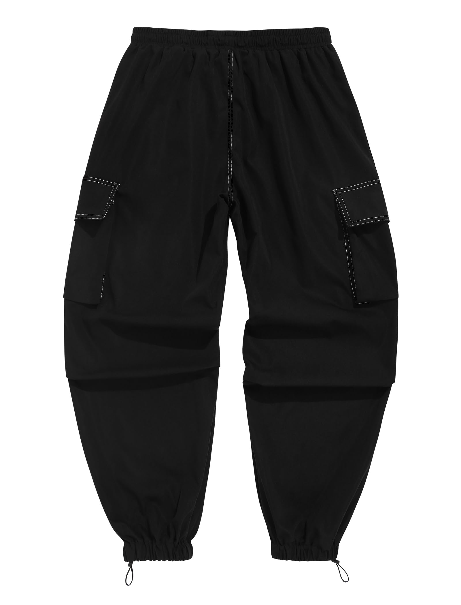 Foto 3 pulgar | Pantalones Cargo Zaful Con Bolsillo Plano En Paracaídas Para Hombre Y Mujer Xl - Venta Internacional.
