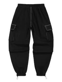 Foto 2 | Pantalones Cargo Zaful Con Bolsillo Plano En Paracaídas Para Hombre Y Mujer Xl - Venta Internacional.