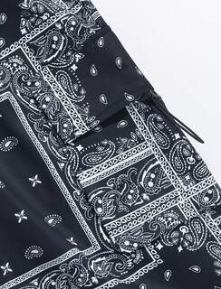 Foto 4 | Pantalones Cargo Zaful Con Bolsillo Plano En Paracaídas Para Hombre, Color Negro Xxl - Venta Internacional.