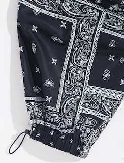 Foto 5 | Pantalones Cargo Zaful Con Bolsillo Plano En Paracaídas Para Hombre, Color Negro Xxl - Venta Internacional.