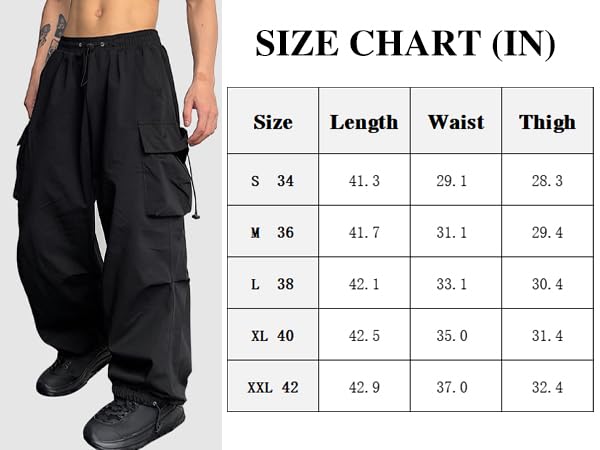 Foto 7 pulgar | Pantalones Cargo Zaful Con Bolsillo Plano En Paracaídas Para Hombre Y Mujer - Venta Internacional.