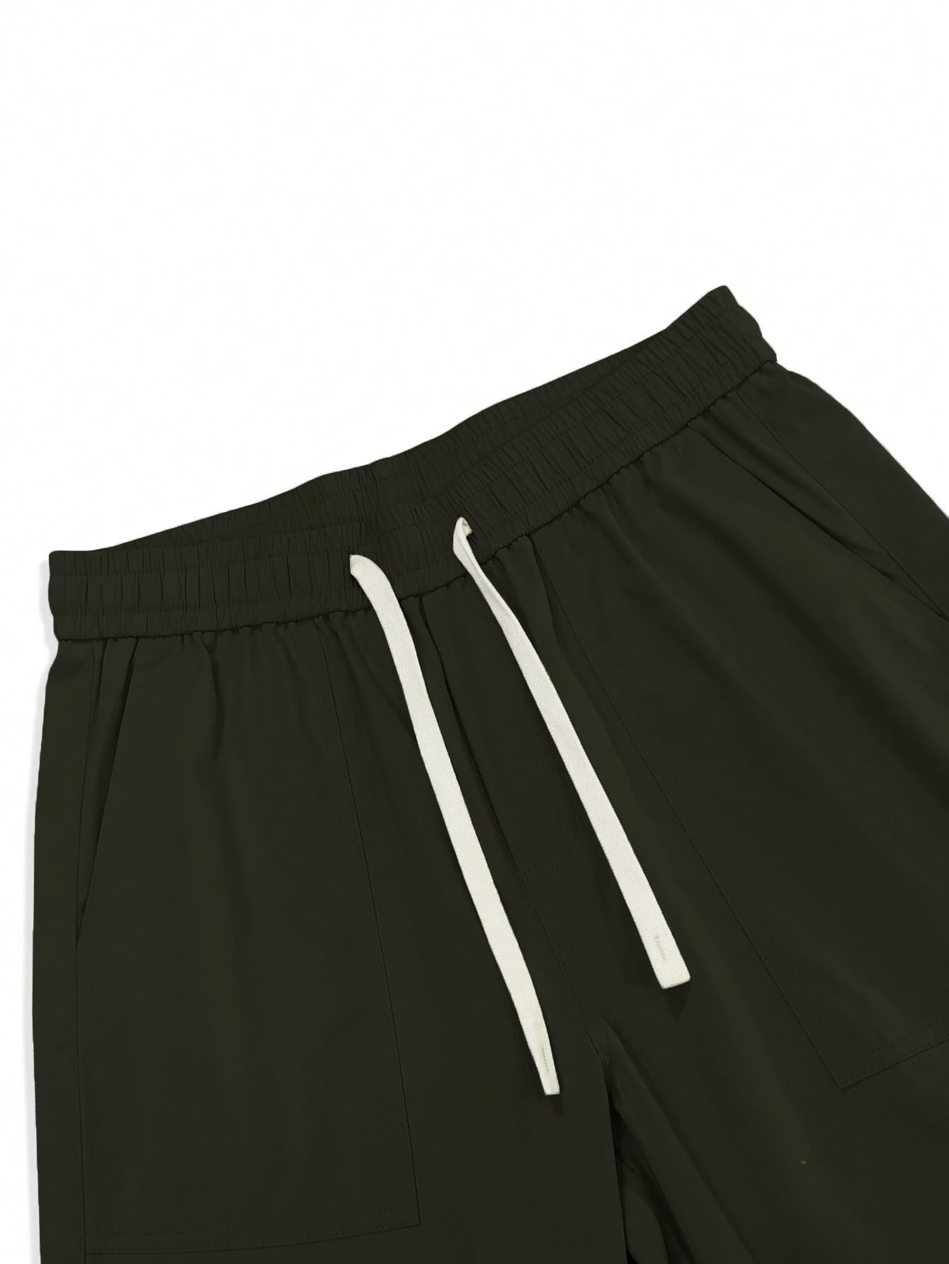 Foto 6 pulgar | Pantalones Cargo Zaful Con Bolsillo Plano, Paracaídas Para Hombre, Talla M, Color Negro - Venta Internacional.