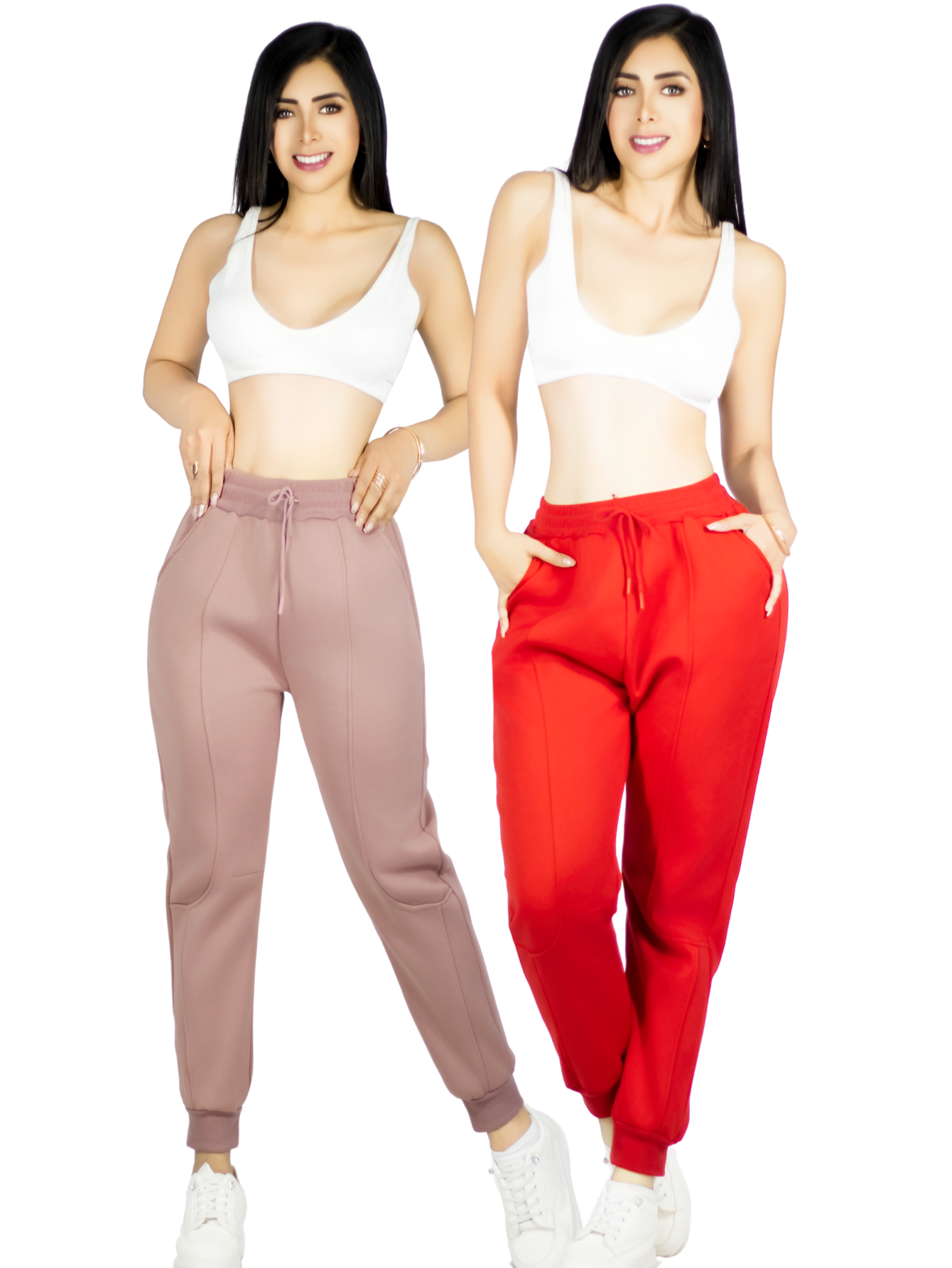 Set De Dos Pants De Mujer Pantalones Anchos Casual O Elgante Pant-054-px2 Variedad De Colores  Pans Stretch
