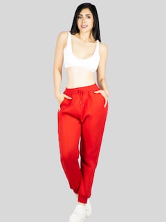 Foto 2 | Pants Mujer Pantalones Anchos Casual O Elgante Pant-054 Rojo Pans Stretch