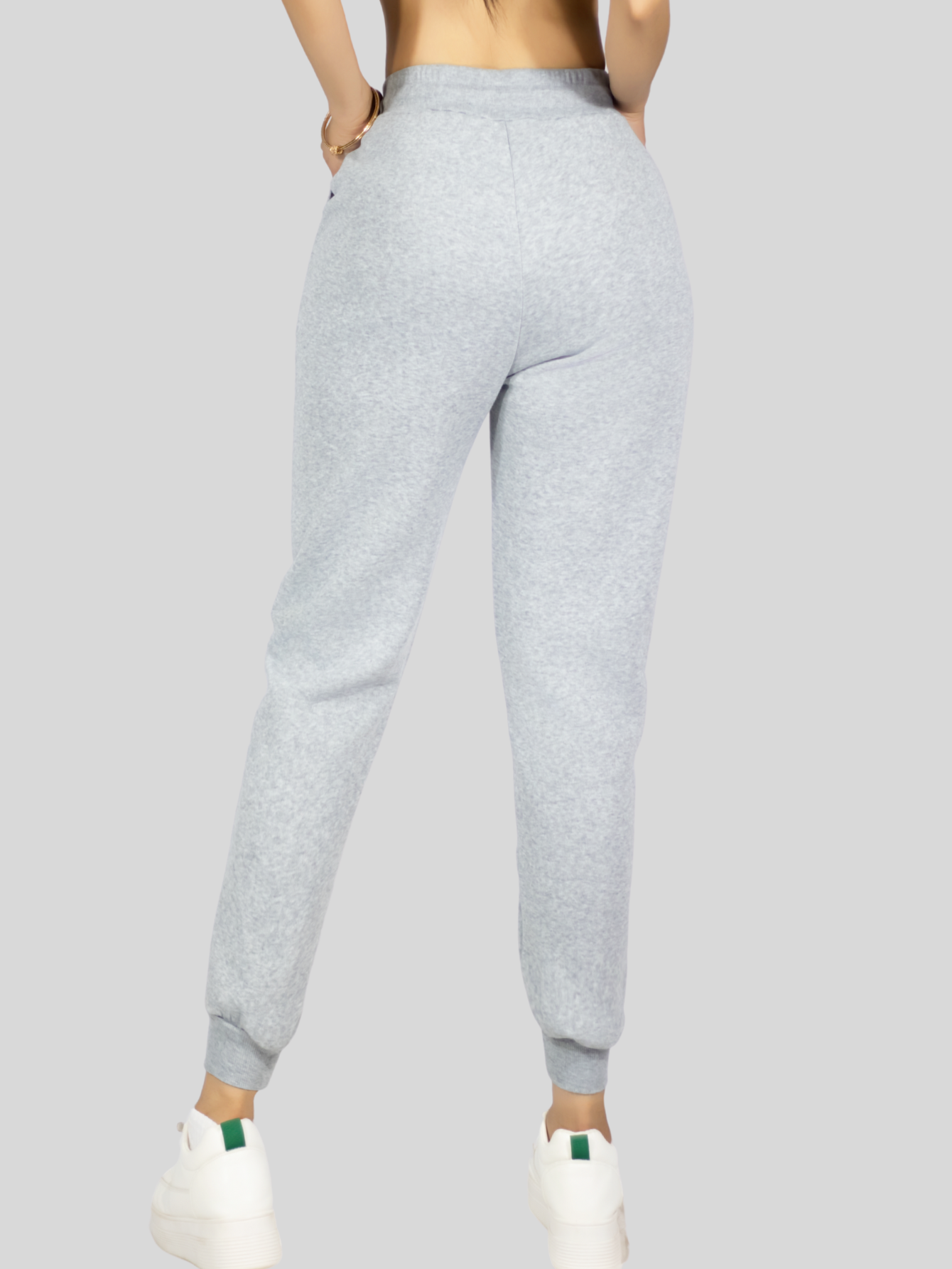 Foto 3 | Pants Mujer Pantalones Anchos Casual O Elgante Pant-054 Gris Claro Pans Stretch