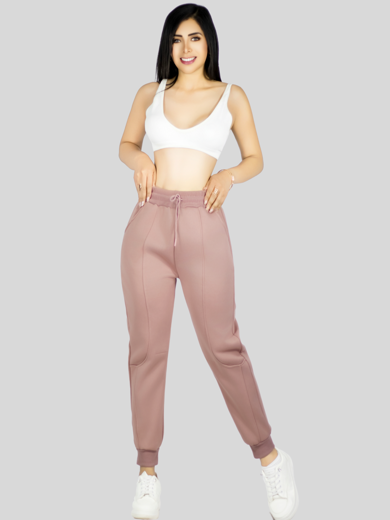 Foto 3 pulgar | Pants Mujer Pantalones Anchos Casual O Elgante Pant-054 Maquillaje Pans Stretch