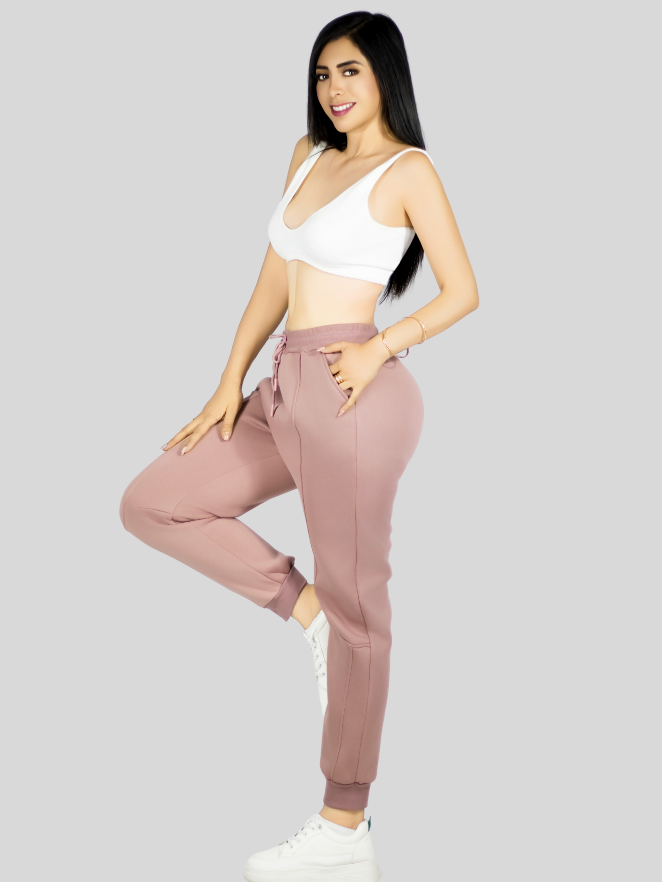 Foto 4 | Pants Mujer Pantalones Anchos Casual O Elgante Pant-054 Maquillaje Pans Stretch