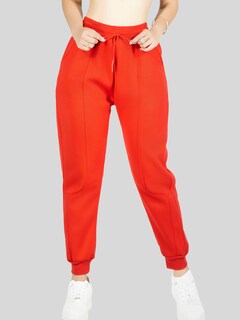 Foto 5 | Pants Mujer Pantalones Anchos Casual O Elgante Pant-054 Rojo Pans Stretch