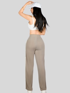 Foto 3 | Set De Dos Pants De Mujer Pant-056-px2 Negro Y Beige Pantalones Anchos Casual