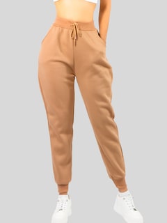 Foto 6 | Pants Mujer Jogger De Dama Cargo Pantalón Casual Jogger Dama Material Aterciopelado Pant-051 Cafe Patalones De Chandal