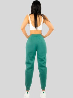 Foto 3 | Pants Mujer Jogger De Dama Cargo Pantalón Casual Jogger Dama Material Aterciopelado Pant-051 Verde Patalones De Chandal