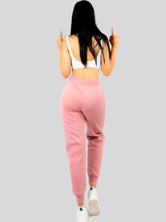 Foto 3 | Pants Mujer Jogger De Dama Cargo Pantalón Casual Jogger Dama Material Aterciopelado Pant-051 Rosa Patalones De Chandal