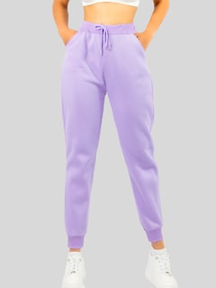 Foto 6 | Pants Mujer Jogger De Dama Cargo Pantalón Casual Jogger Dama Material Aterciopelado Pant-051 Lila Patalones De Chandal