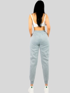 Foto 3 | Pants Mujer Jogger De Dama Cargo Pantalón Casual Jogger Dama Material Aterciopelado Pant-051 Gris Claro Patalones D