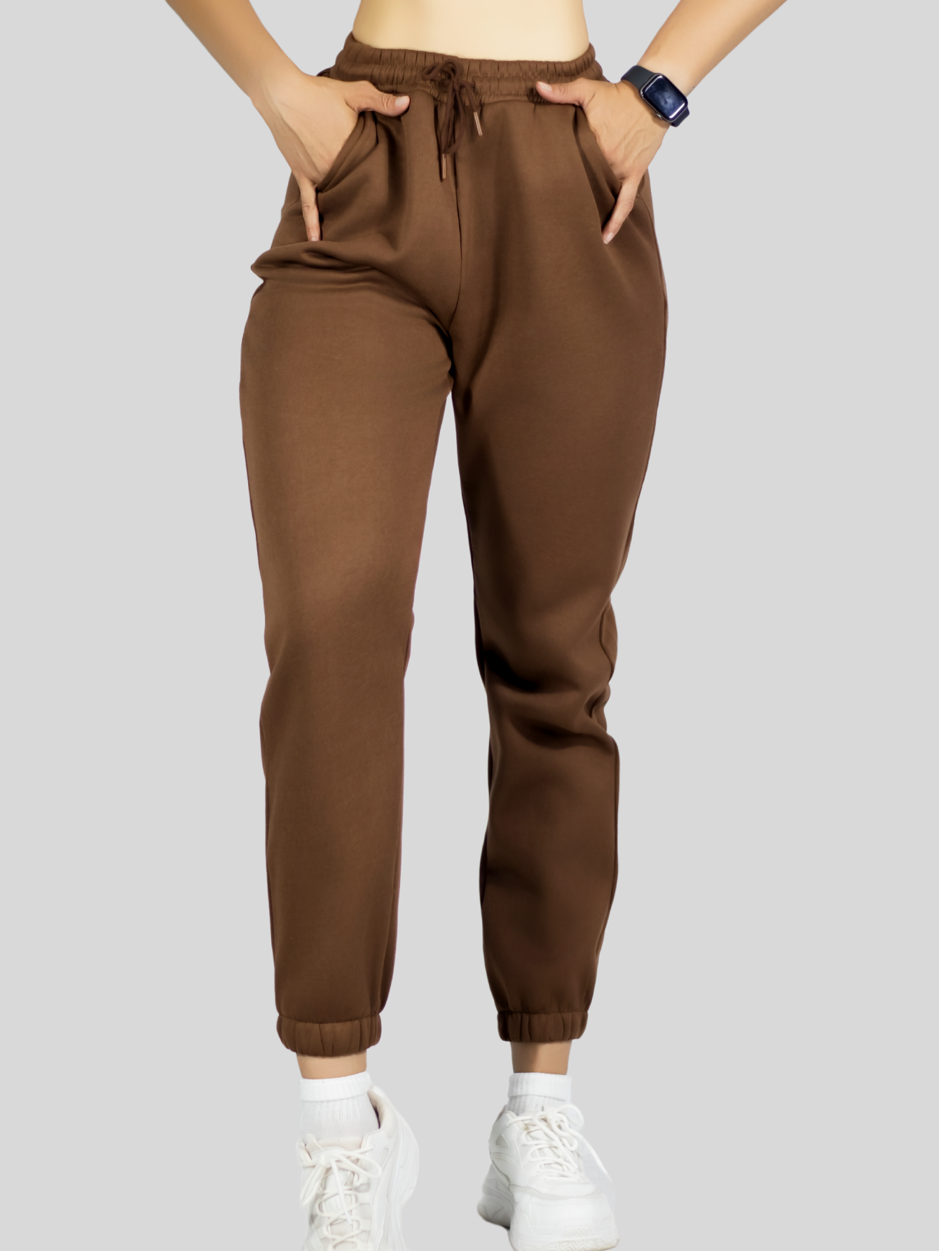 Foto 7 pulgar | Pants Mujer Jogger De Dama Cargo Pantalón Casual Jogger Dama Material Aterciopelado Pant-055 Cafe Patalones De Chan