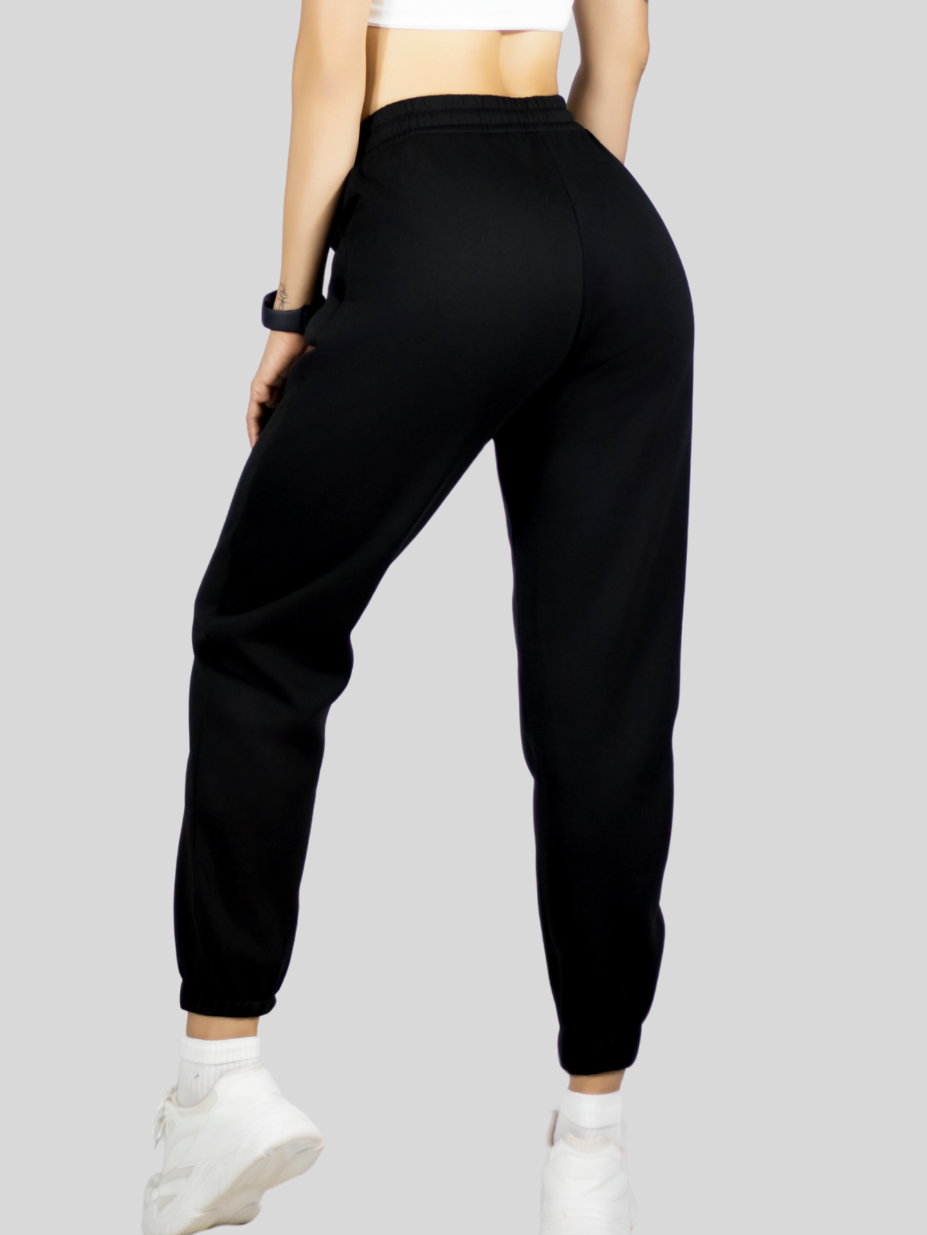 Foto 8 pulgar | Pants Mujer Jogger De Dama Cargo Pantalón Casual Jogger Dama Material Aterciopelado Pant-055 Negro Patalones De Ch