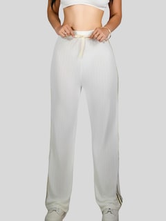 Foto 5 | Pants Mujer Corte Ancho Pant-056 Blanco Diseño Moderno Y Fresco Para Verano