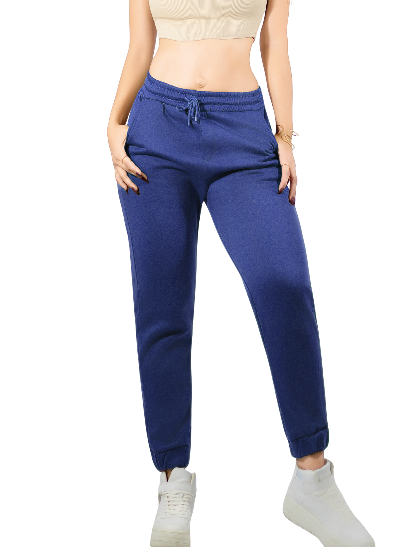 Foto 2 pulgar | Pants Mujer Pantalones Anchos Casual O Elgante Pant-046 Marino Pans Stretch