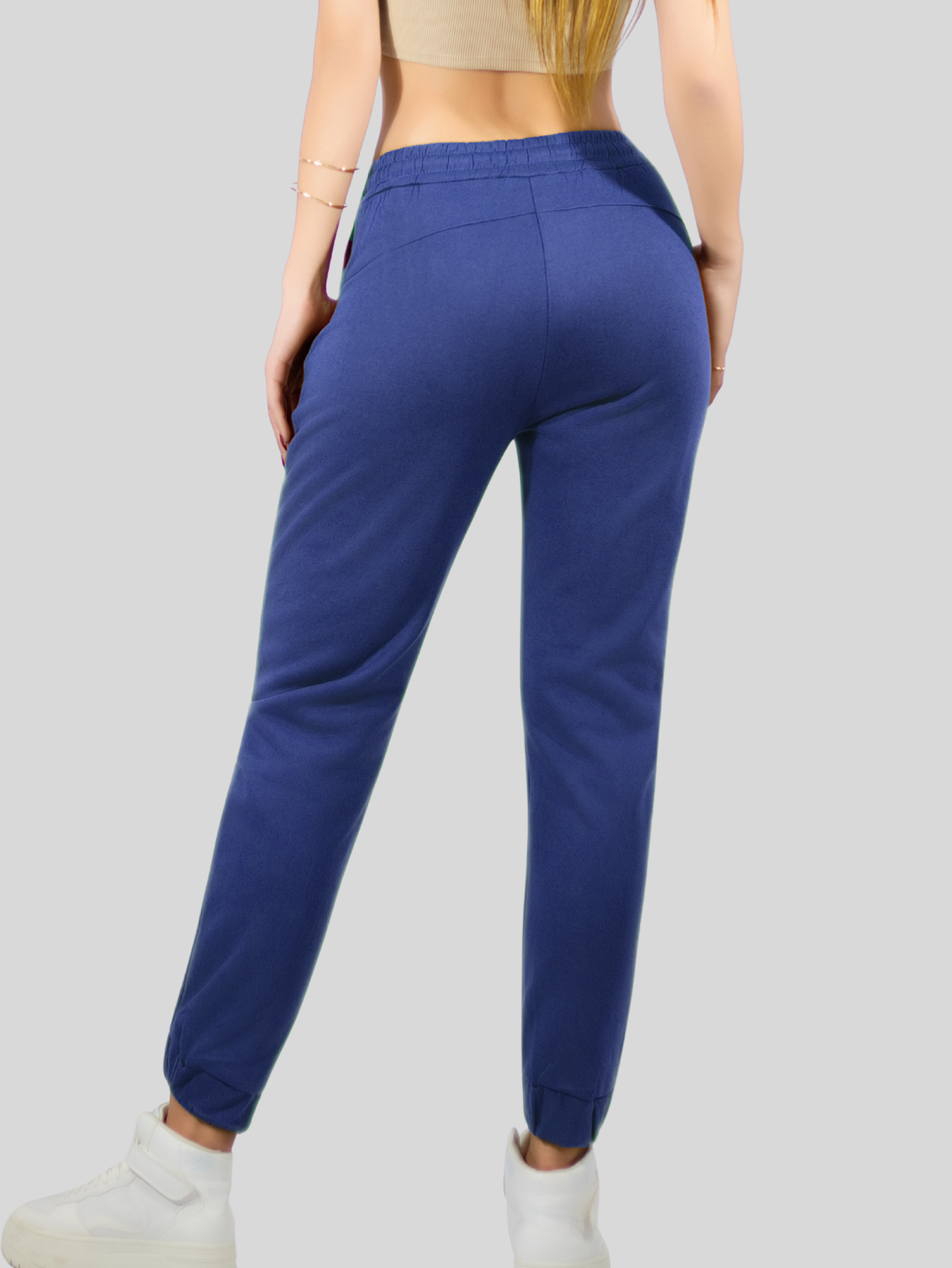 Foto 6 pulgar | Pants Mujer Pantalones Anchos Casual O Elgante Pant-046 Marino Pans Stretch
