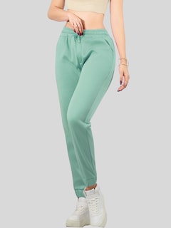 Foto 4 | Pants Mujer Pantalones Anchos Casual O Elgante Pant-046 Verde Claro Stretch