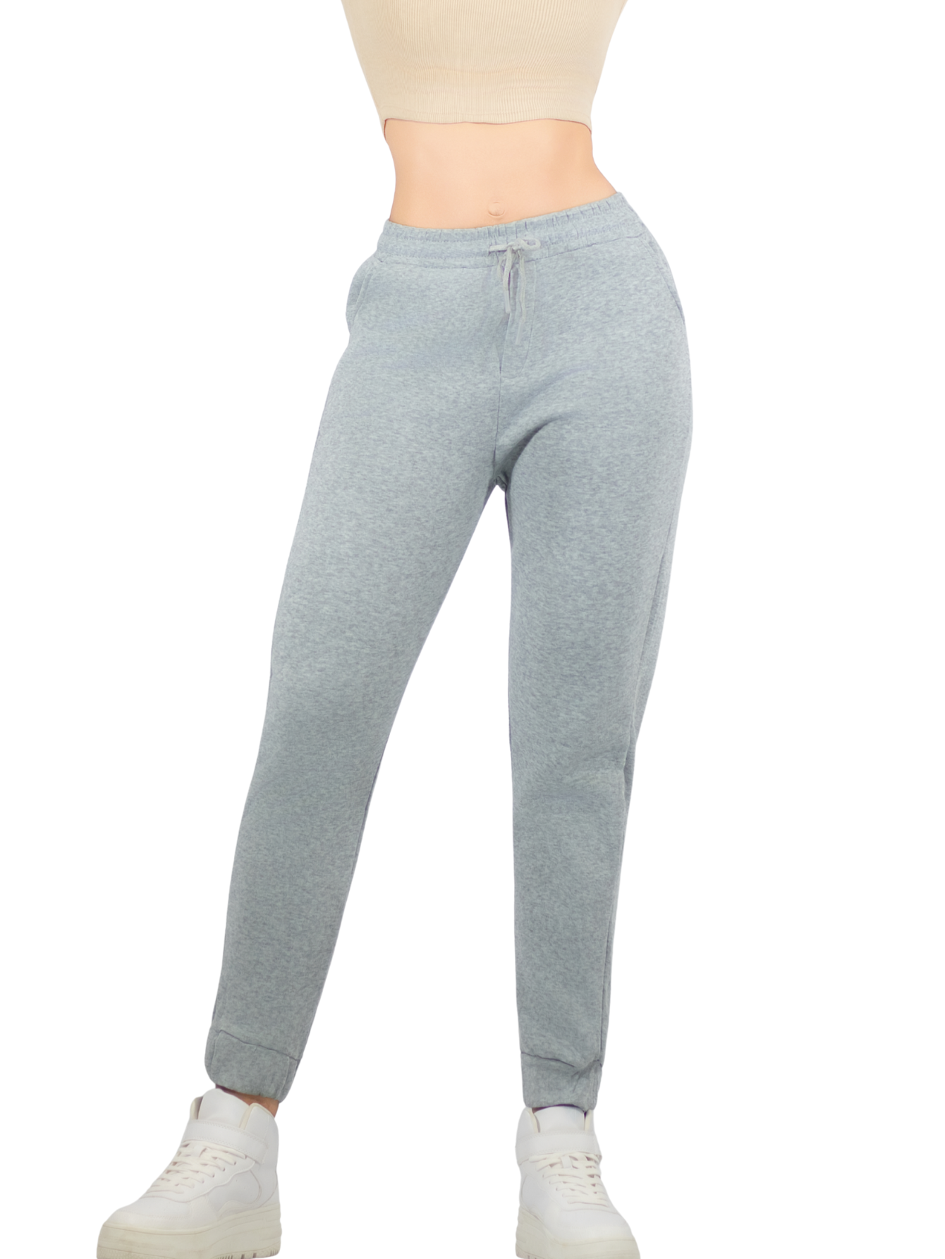 Foto 2 pulgar | Pants Mujer Pantalones Anchos Casual O Elgante Pant-046 Gris Pans Stretch