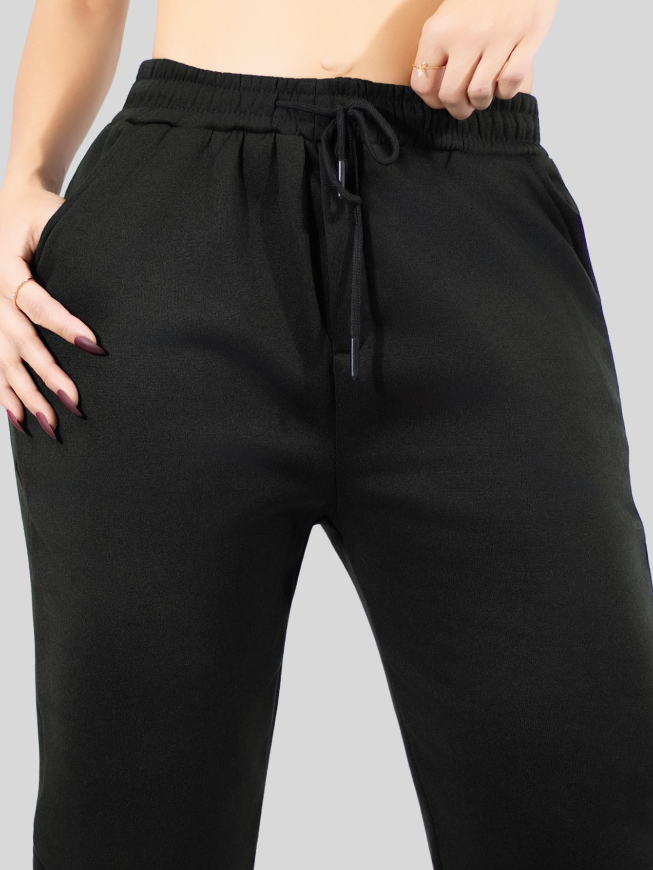Foto 8 pulgar | Pants Mujer Pantalones Anchos Casual O Elgante Pant-046 Negro Pans Stretch