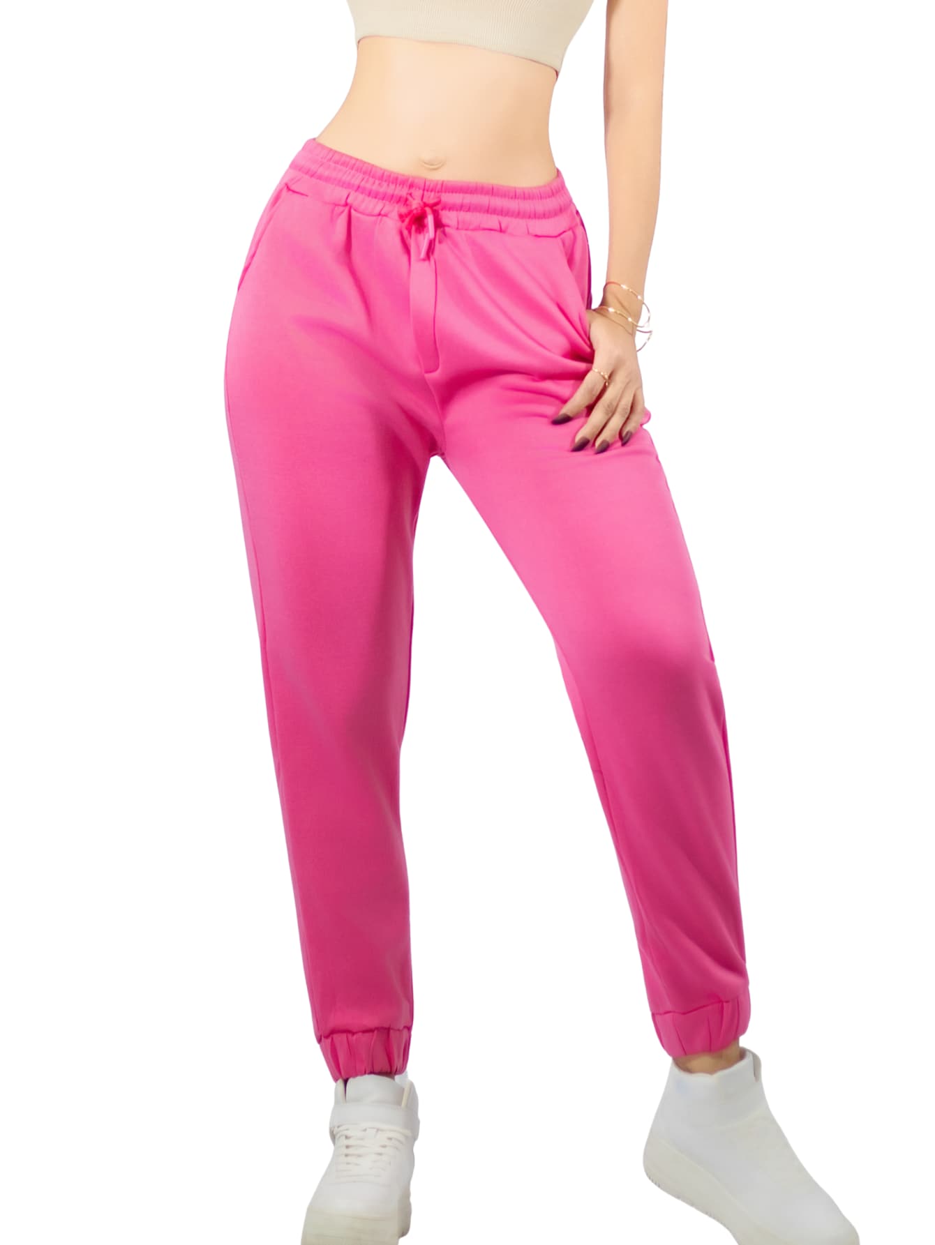 Pants Mujer Pantalones Anchos Casual O Elgante Pant-046 Rosa Pans Stretch $329