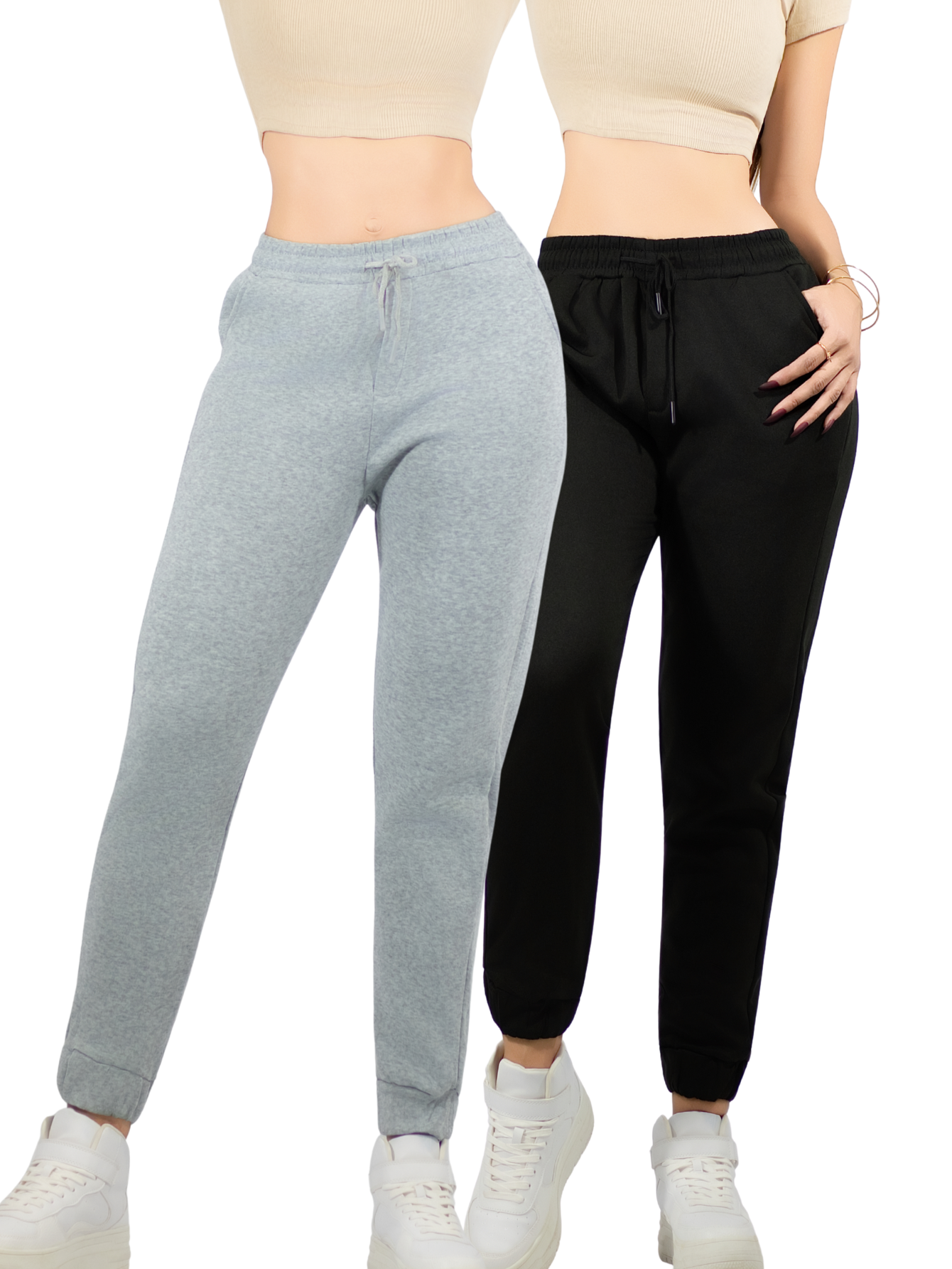 Foto 1 | Pack De 2 Pants De Mujer Pantalones Anchos Casual O Elgante Pant-046-px2 Variedad De Colores  Pans Stretch