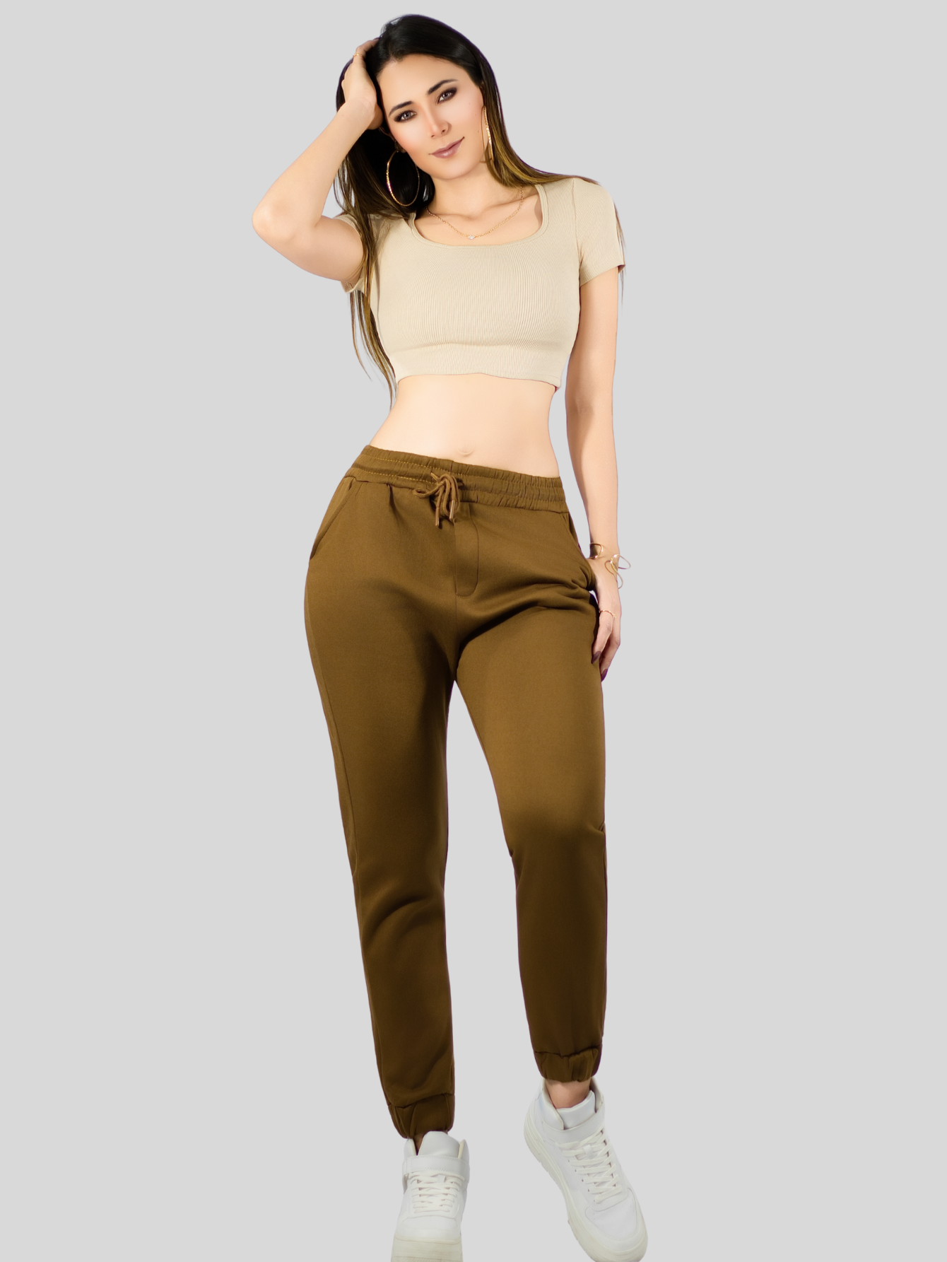 Foto 7 pulgar | Pack De 2 Pants De Mujer Pantalones Anchos Casual O Elgante Pant-046-px2 Variedad De Colores  Pans Stretch