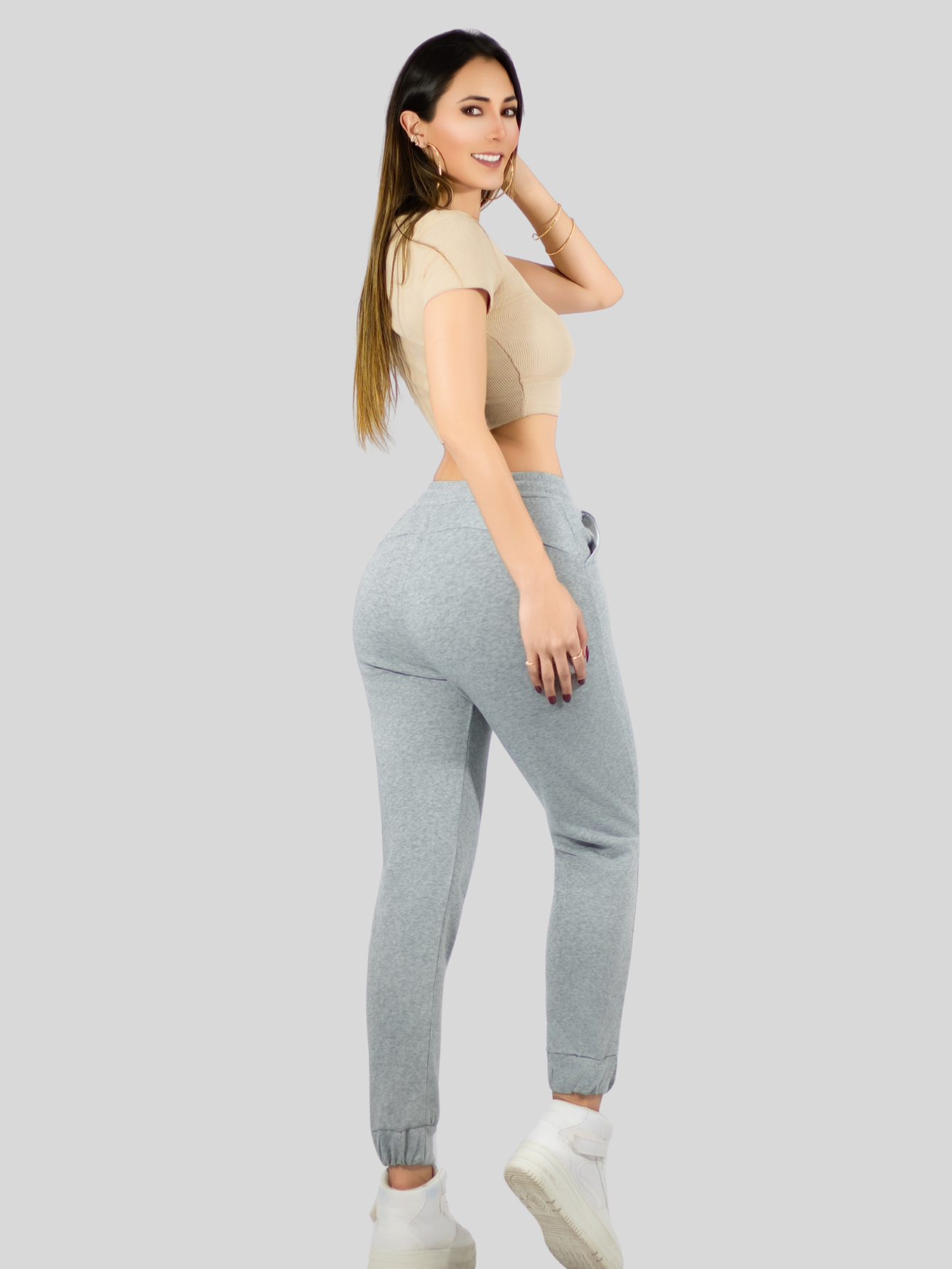 Foto 4 pulgar | Pack De 2 Pants De Mujer Pantalones Anchos Casual O Elgante Pant-046-px2 Variedad De Colores  Pans Stretch