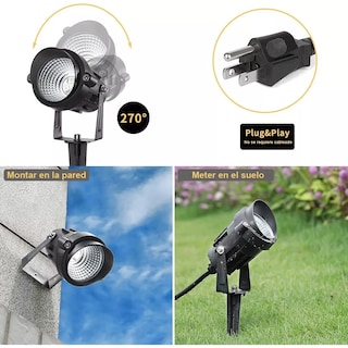 Foto 6 | Reflector Led Exterior 15w Belug color Negro